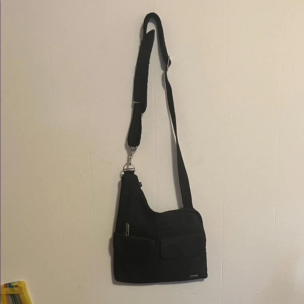 Travelon Black Messenger Bag